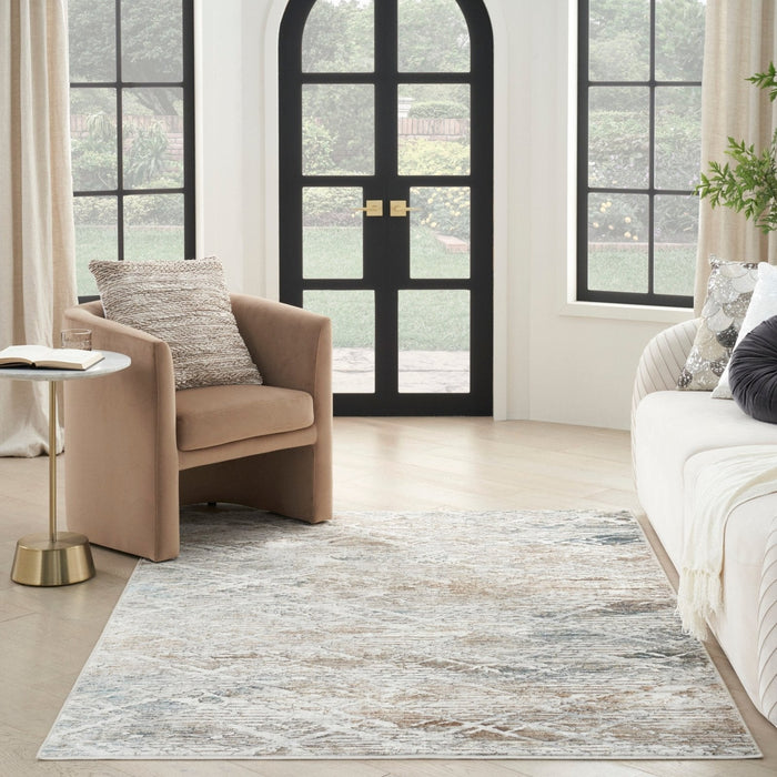 Nourison Glitz GLZ11 GRYMT Rug