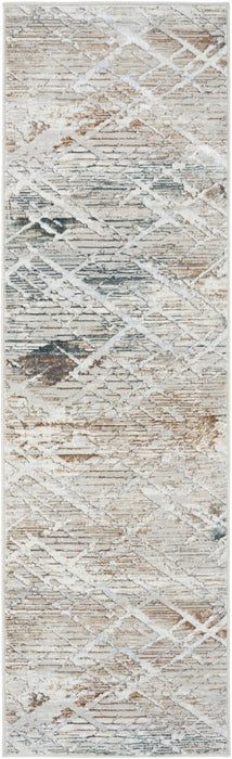 Nourison Glitz GLZ11 GRYMT Runner Rug
