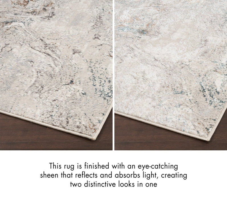 Nourison Glitz GLZ20 GRYMT Rug
