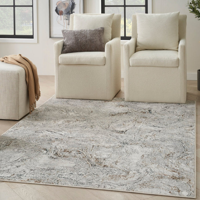 Nourison Glitz GLZ20 GRYMT Rug