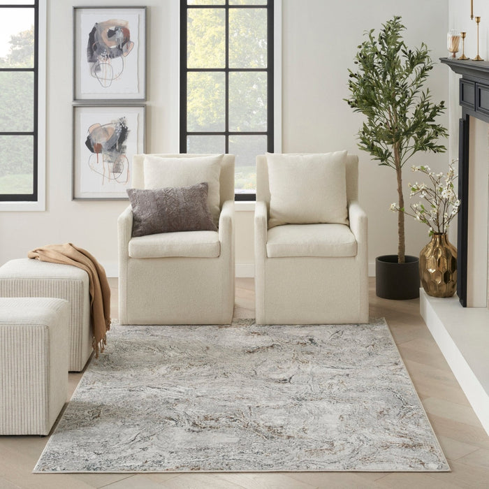 Nourison Glitz GLZ20 GRYMT Rug