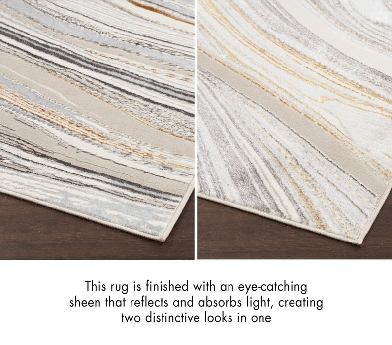 Nourison Glitz GLZ21 GRYGD Rug