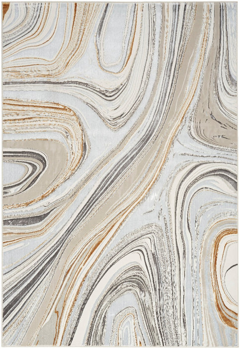 Nourison Glitz GLZ21 GRYGD Rug
