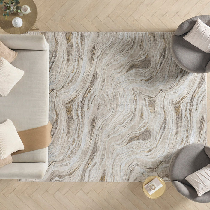 Nourison Glitz GLZ22 GRYGD Rug