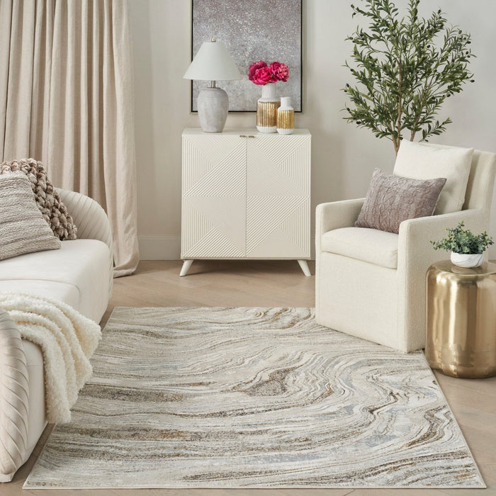 Nourison Glitz GLZ22 GRYGD Rug