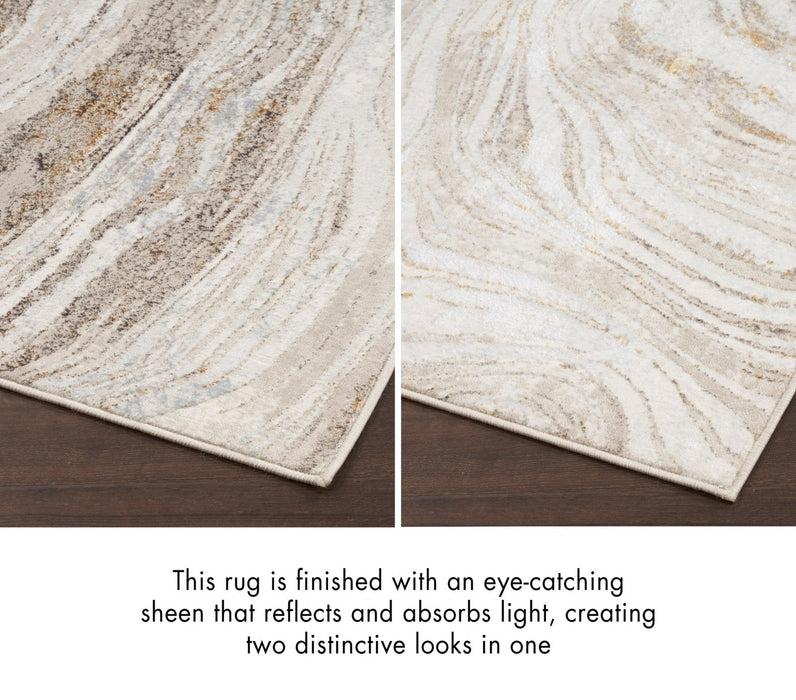 Nourison Glitz GLZ22 GRYGD Rug