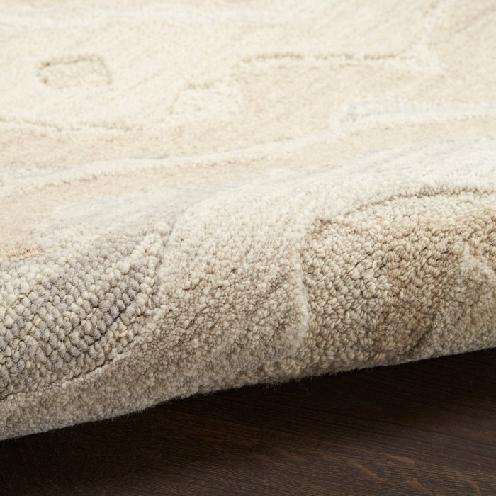 Nourison Graceful GRU01 Beige Runner Rug