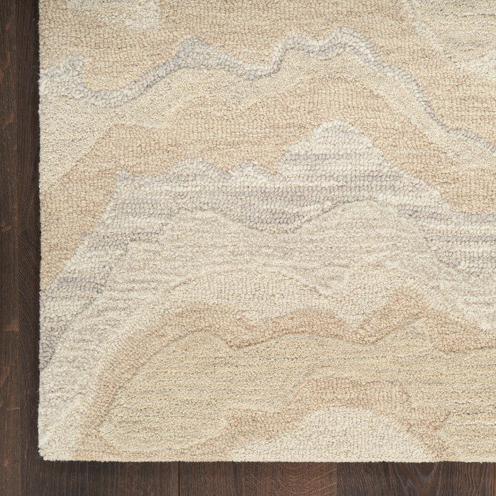 Nourison Graceful GRU01 Beige Runner Rug