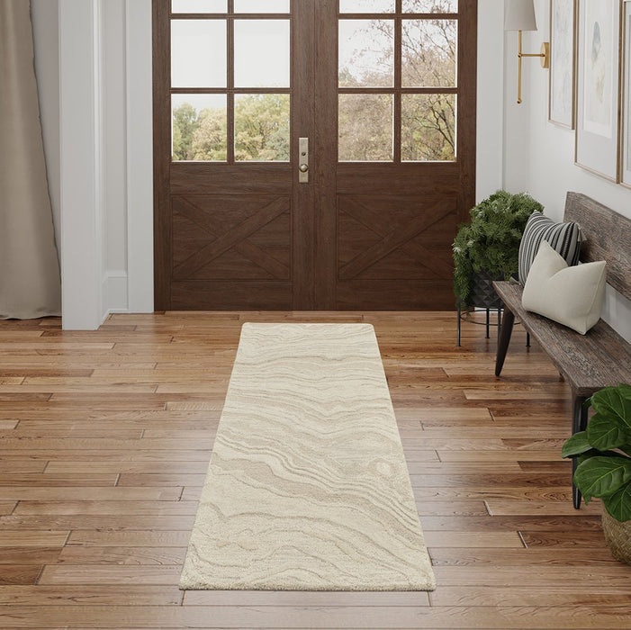 Nourison Graceful GRU01 Beige Runner Rug