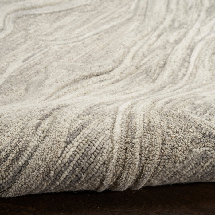 Nourison Graceful GRU01 Grey Runner Rug