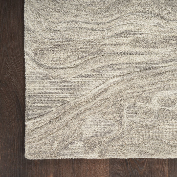 Nourison Graceful GRU01 Grey Runner Rug
