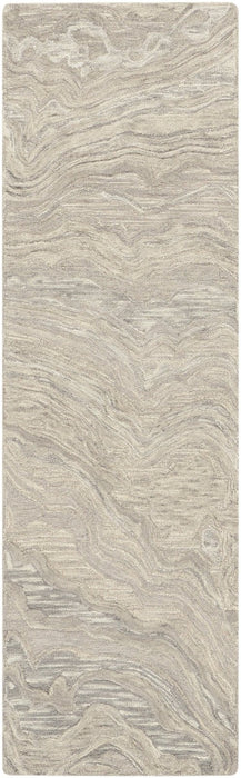 Nourison Graceful GRU01 Grey Runner Rug
