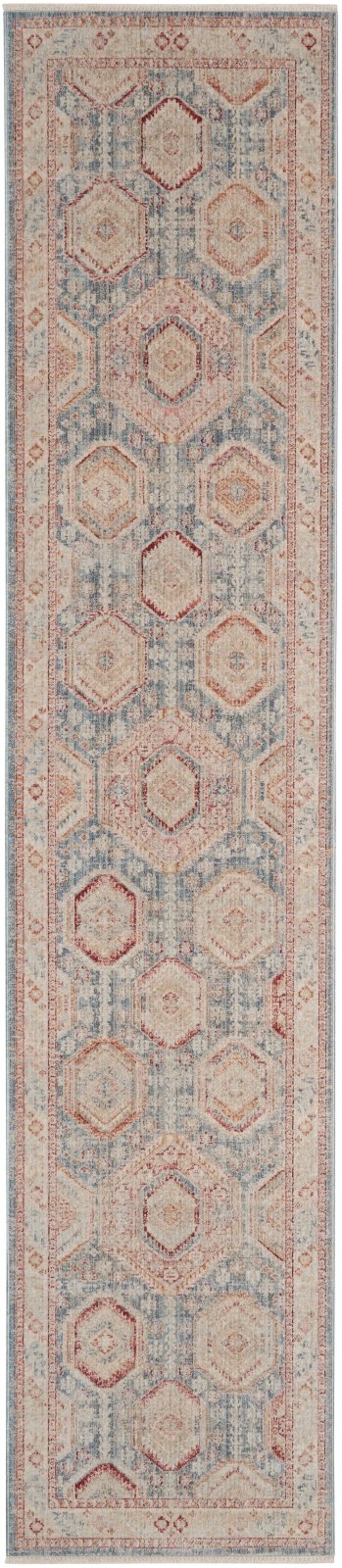 Nourison HomeHMS01 Tappeto azzurro/multi runner