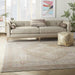 Nourison Homestead HMS03 Beige / Grey Rug