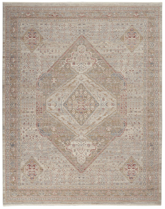 Nourison Homestead HMS03 Beige / Grey Rug