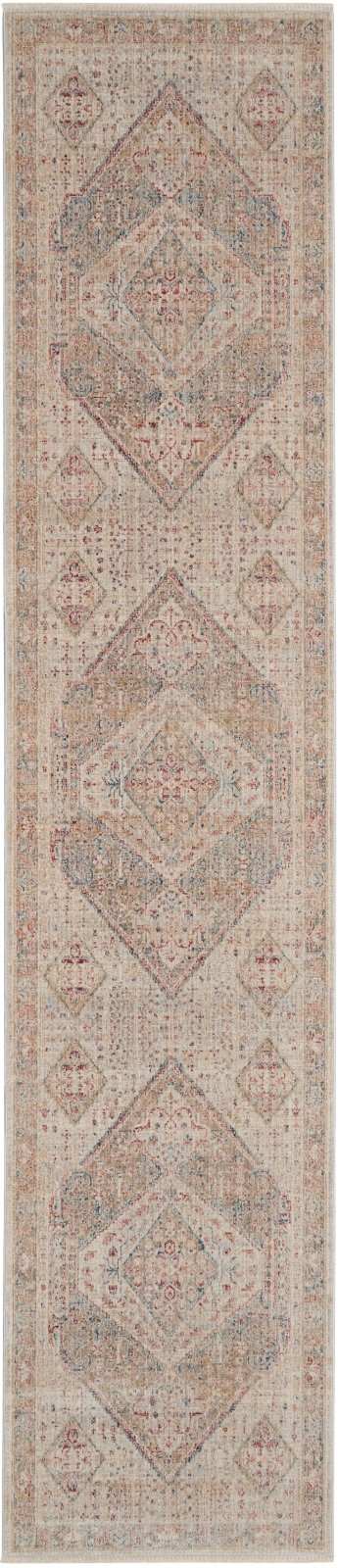 Nourison Homestead HMS03 Beige/Grey Runner Rug