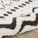 Nourison Kamala DS502 -White Black Rug