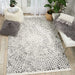 Nourison Kamala DS502 -White Black Rug