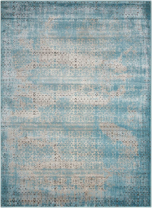 Nourison Karma KRM01 BLU Blue Rug