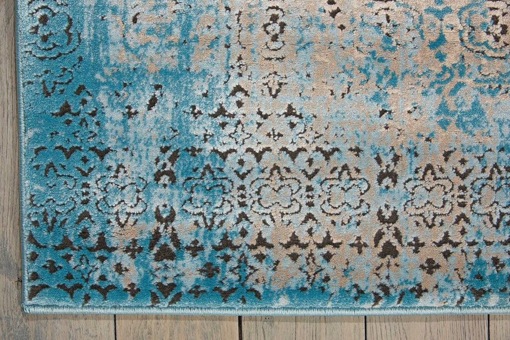 Nourison Karma KRM01 BLU Blue Rug