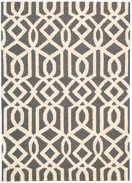 Nourison Linear LIN05 GRYIV Grey Ivory Rug