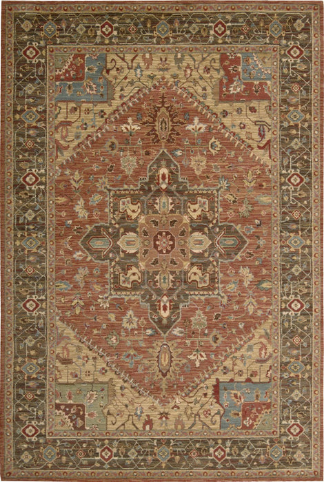 Nourison Living Treasures LI01 RUS Rust Rug