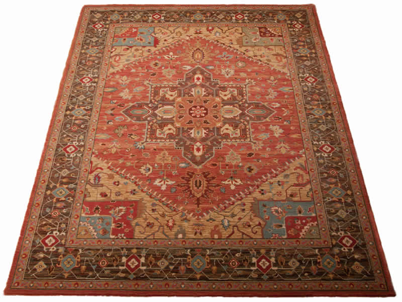 Nourison Living Treasures LI01 RUS Rust Rug