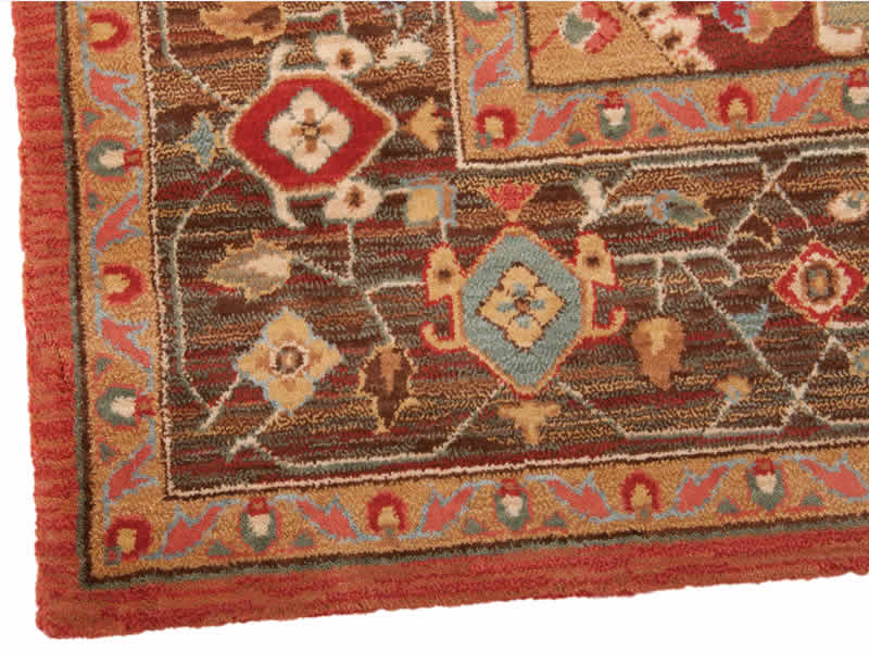 Nourison Living Treasures LI01 RUS Rust Rug