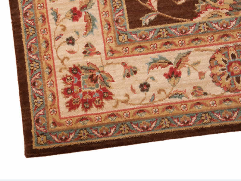 Nourison Living Treasures LI04 BRN Brown Rug