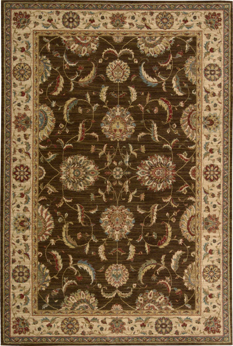 Nourison Living Treasures LI04 BRN Brown Rug