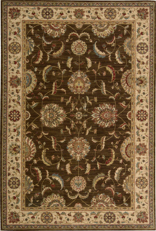 Nourison Living Treasures LI04 BRN Brown Rug