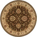 Nourison Living Treasures LI04 Brown Round Rug