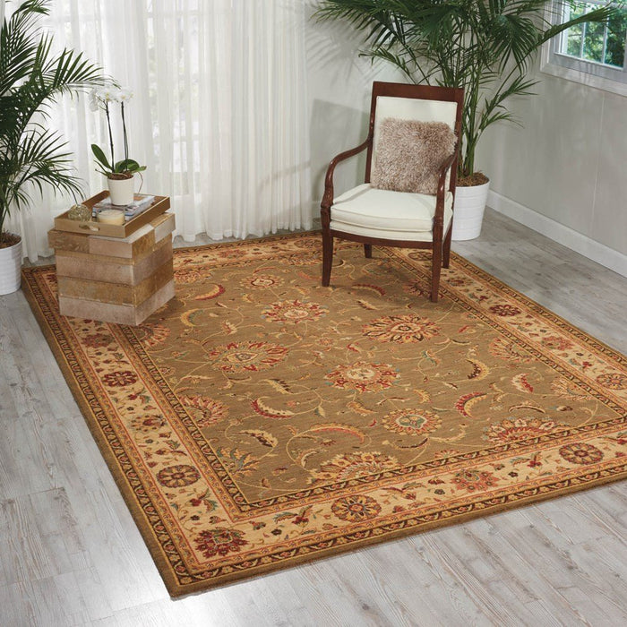 Nourison Living Treasures LI04 GRE Green Rug