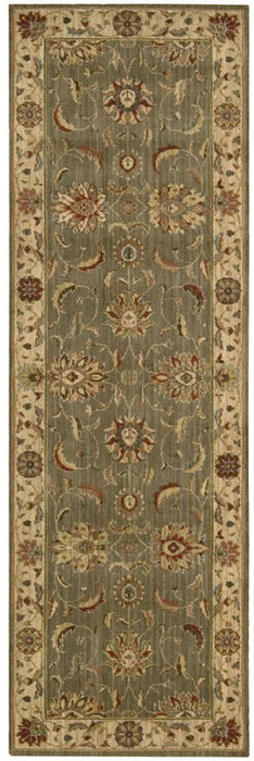 Nourison Living Treasures LI04 GRE Tappeto runner verde