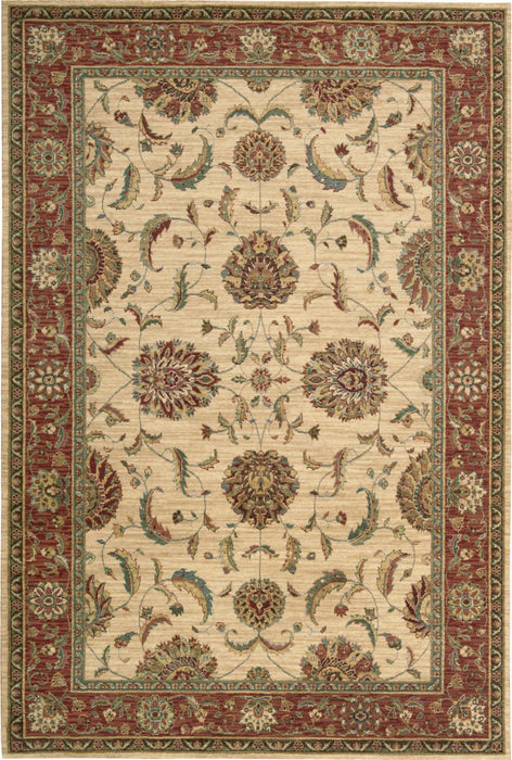 Nourison Living Treasures LI04 IRD Ivory Red Rug