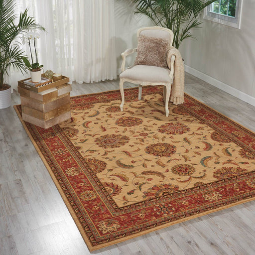 Nourison Living Treasures LI04 IRD Ivory Red Rug