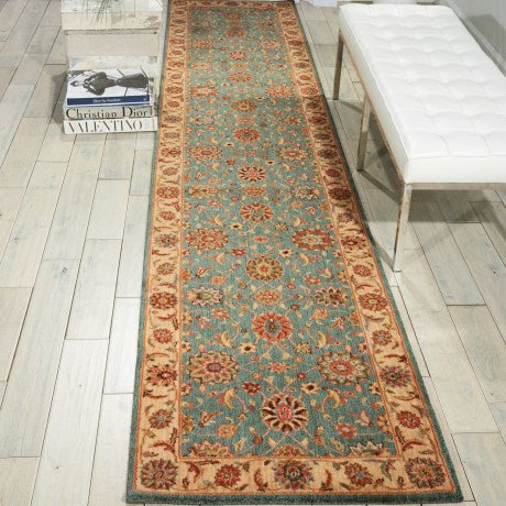 Nourison Living Treasures LI05 Aqua Runner Rug