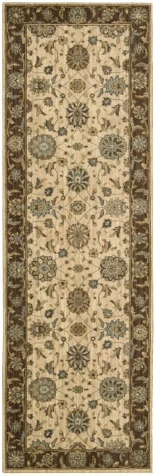 Nourison Living Treasures LI05 Beige Runner Rug