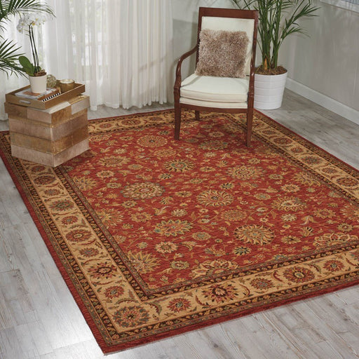 Nourison Living Treasures LI05 RUS Rust Rug