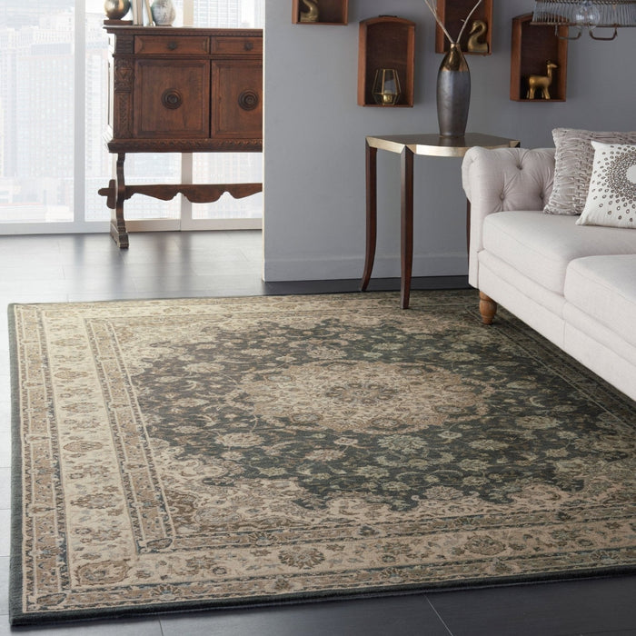 Nourison Living Treasures LI15 Grey Ivory Rug