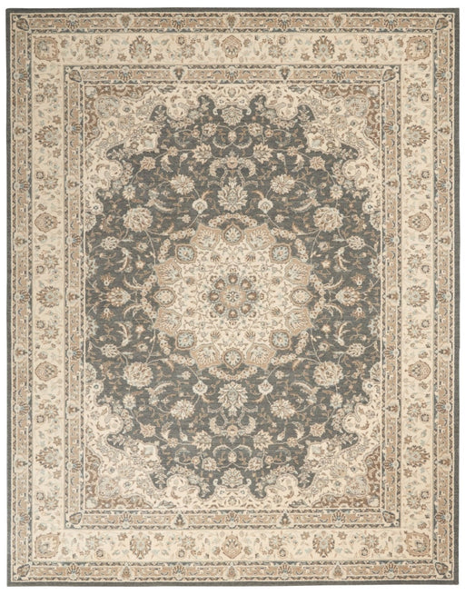 Nourison Living Treasures LI15 Grey Ivory Rug