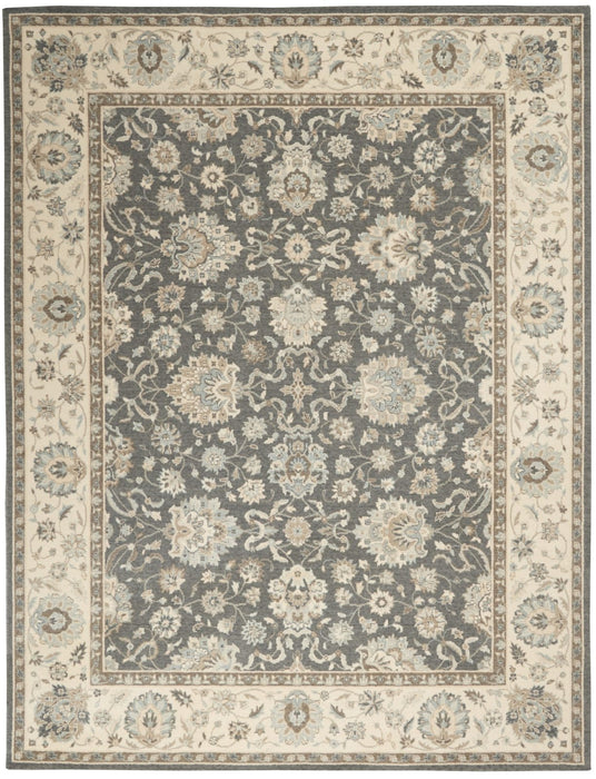 Nourison Living Treasures LI16 Grey Ivory Rug