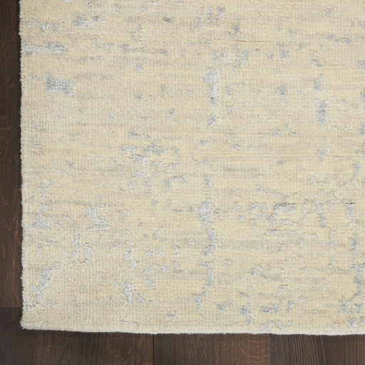 Nourison Luna LUN01 Ivory Silver Blue Rug