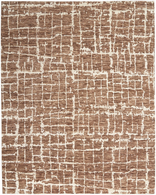 Nourison Luna LUN02 Mocha Ivory Rug