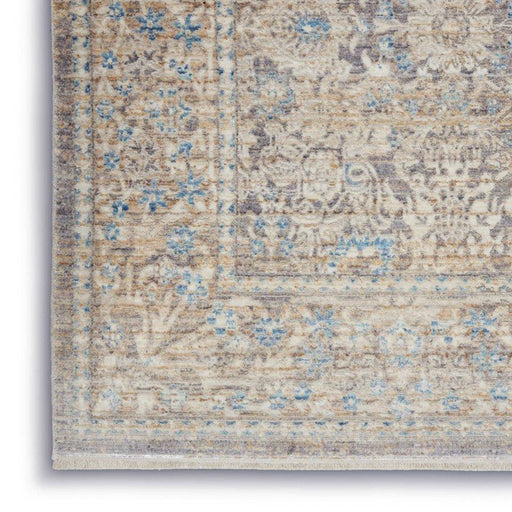 Nourison Lustrous Weave LUW01 Tappeto runner avorio/blu