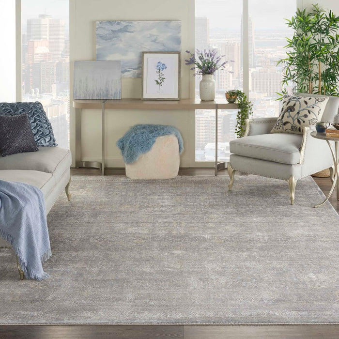 Nourison Lustrous Weave LUW02 Grey / Beige Rug