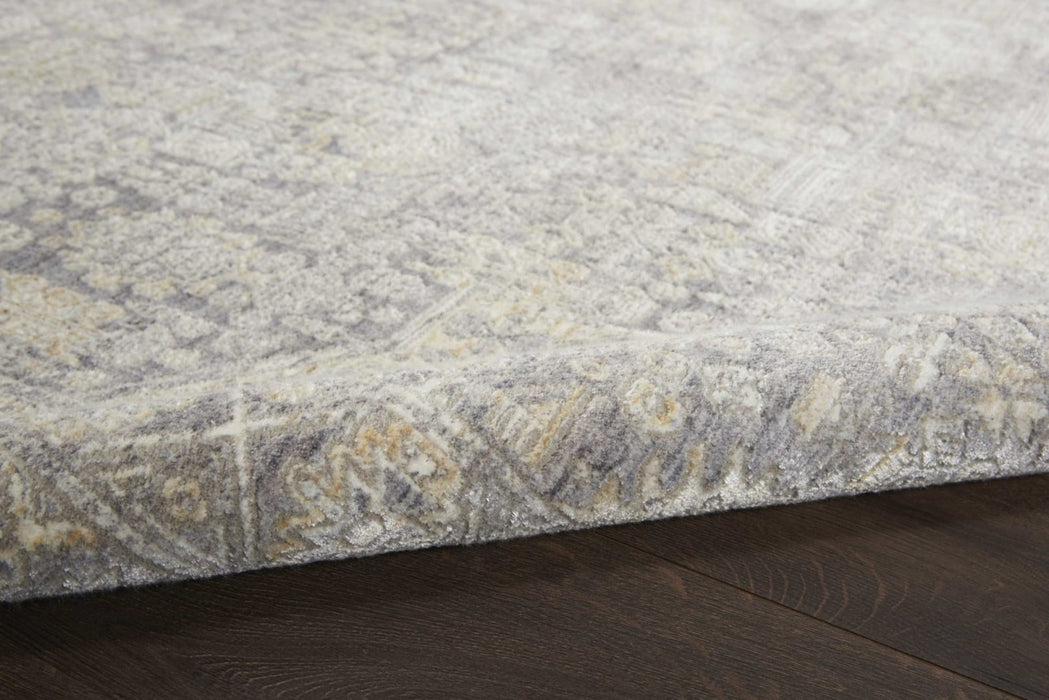 Nourison Lustrous Weave LUW02 Grey / Beige Rug