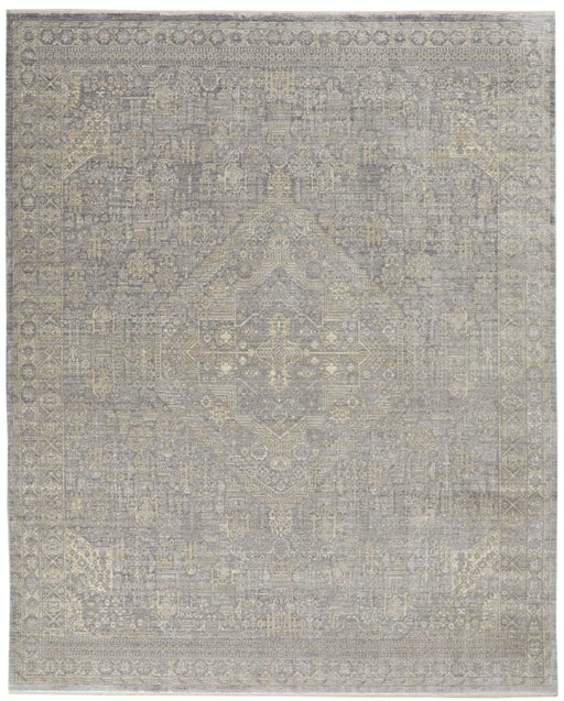 Nourison Lustrous Weave LUW02 Grey / Beige Rug