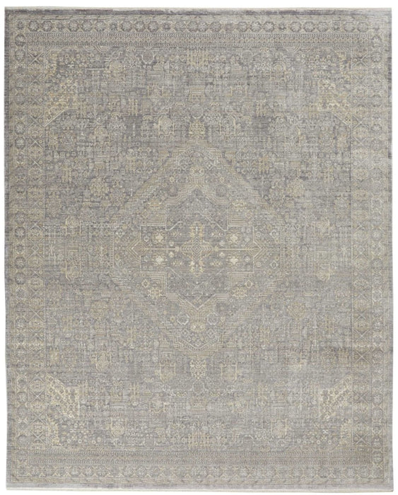 Nourison Lustrous Weave LUW02 Grey / Beige Rug