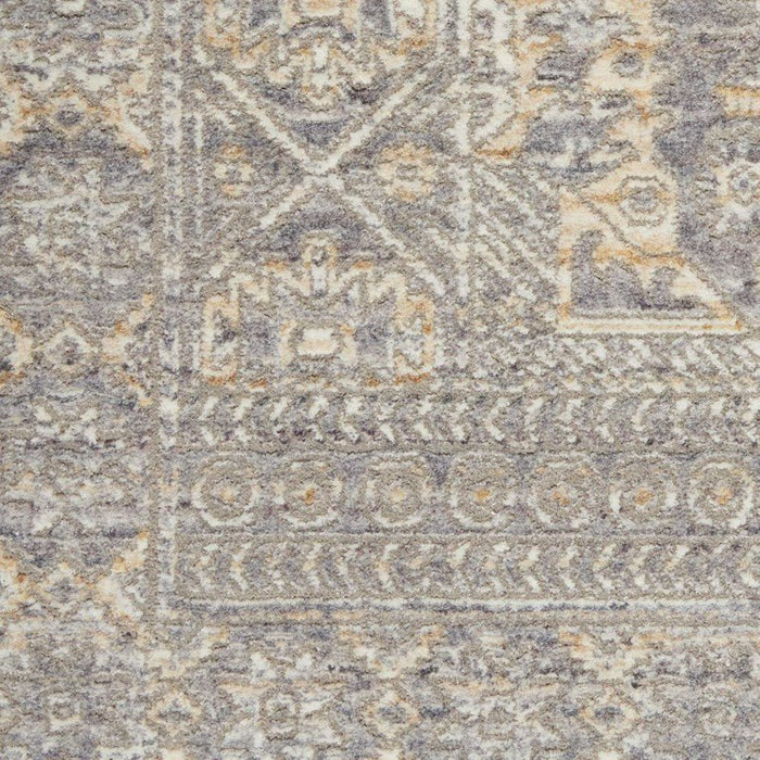 Nourison Lustrous Weave LUW02 Grey / Beige Runner Rug